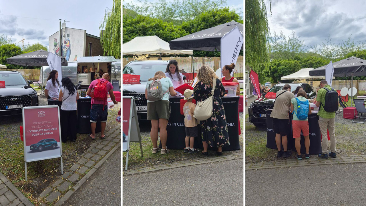 Chery Praha hlavním partnerem City Pikniku ve Žlutých lázních. Návštěvníci soutěžili o víkend s vozem Chery Tiggo
