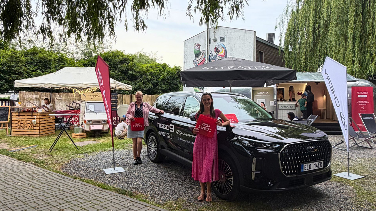 Chery Praha hlavním partnerem City Pikniku ve Žlutých lázních. Návštěvníci soutěžili o víkend s vozem Chery Tiggo
