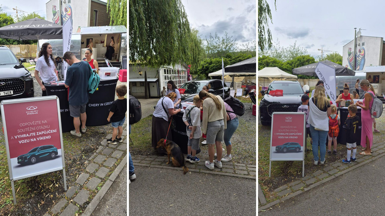 Chery Praha hlavním partnerem City Pikniku ve Žlutých lázních. Návštěvníci soutěžili o víkend s vozem Chery Tiggo