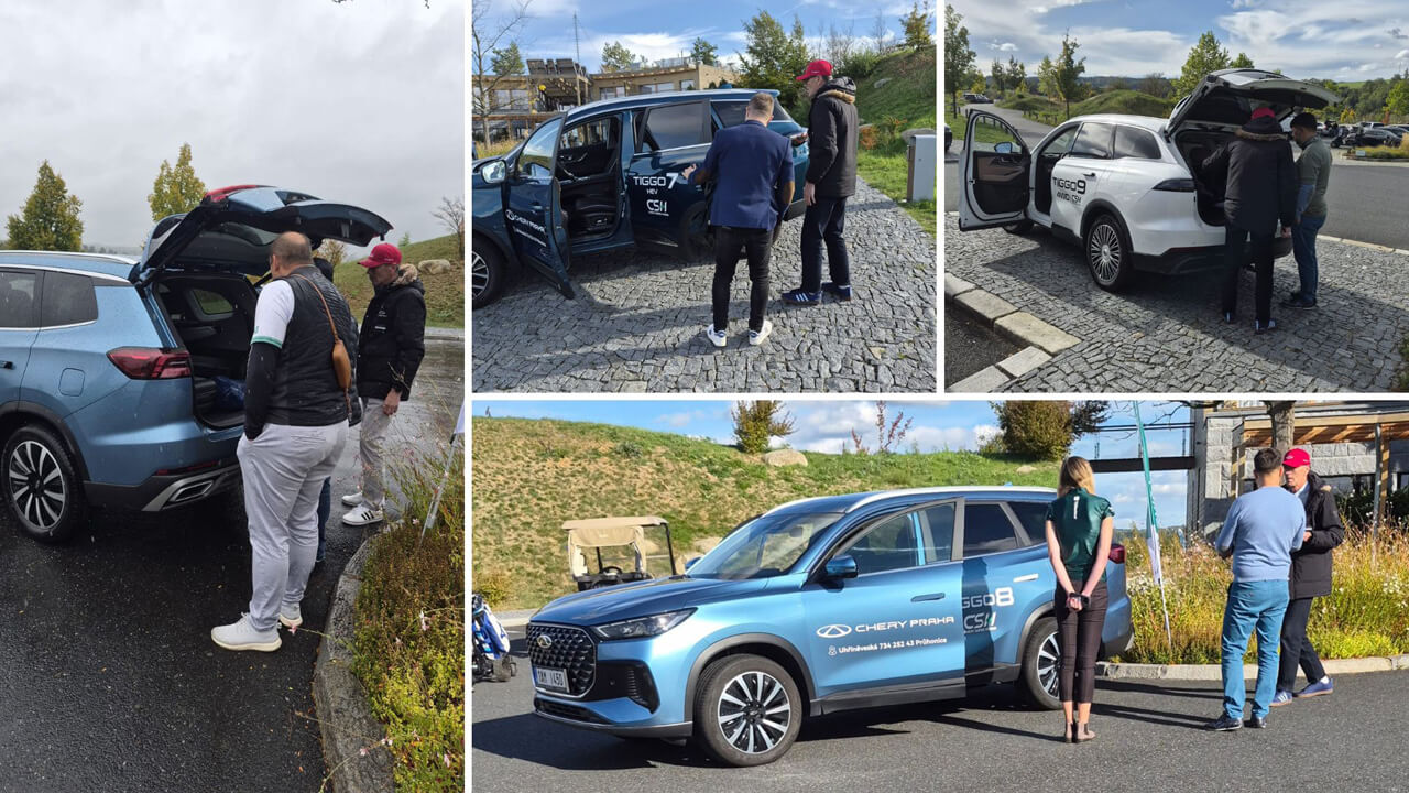 Chery Praha: hlavním partnerem golfového finále v Kácově