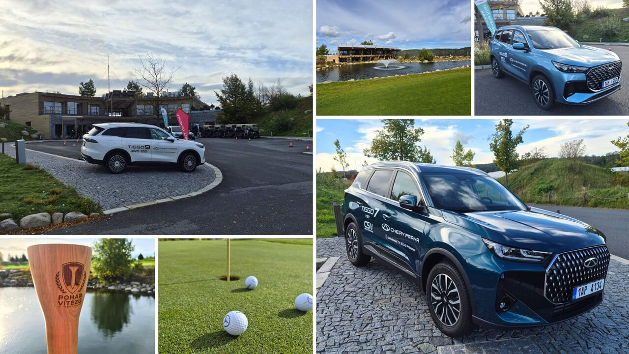 Chery Praha: hlavním partnerem golfového finále v Kácově